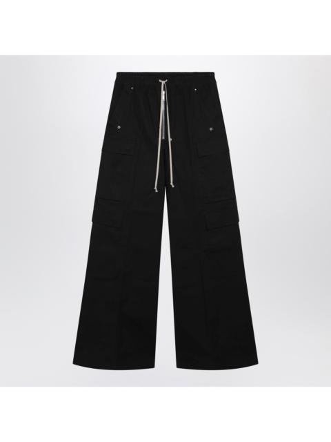 Rick Owens Rick Owens Wide Bela Trousers In Black Cotton Poplin Men