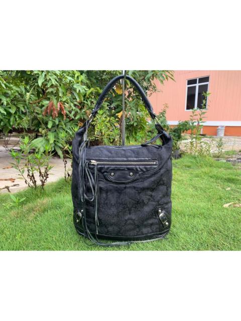 BALENCIAGA Authentic Balenciaga Chevre Damask Day Classic Hobo Bag