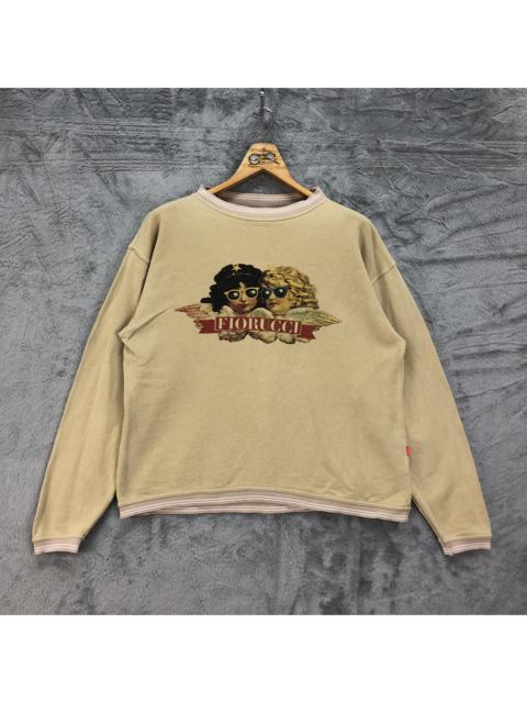 Other Designers Vintage - Vintage Fiorucci Angles Graphic Cropped Sweatshirt #4580-159