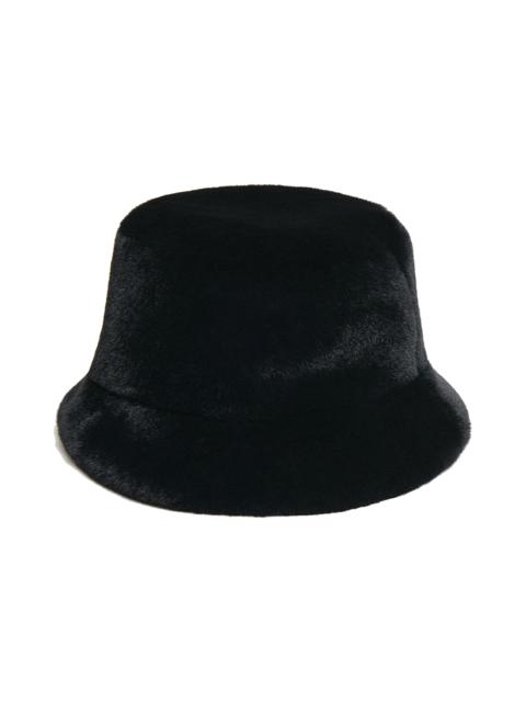 APPARIS Apparis Amara Pluche™ Faux Fur Bucket Hat in Noir at Nordstrom