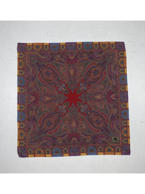 etro silk handkerchief pocket square