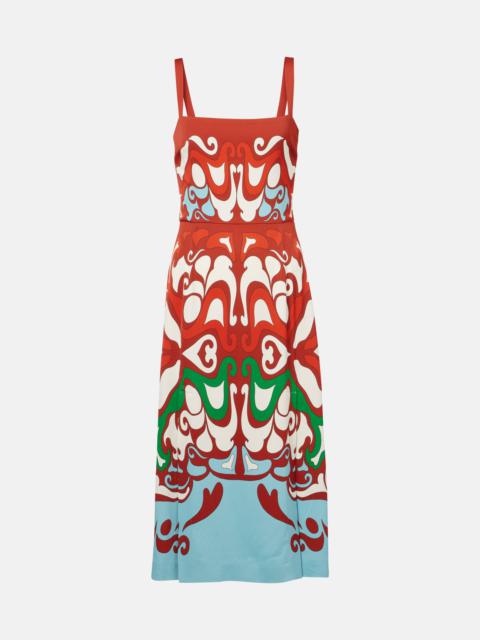 La DoubleJ Buy Me A Martini satin midi dress