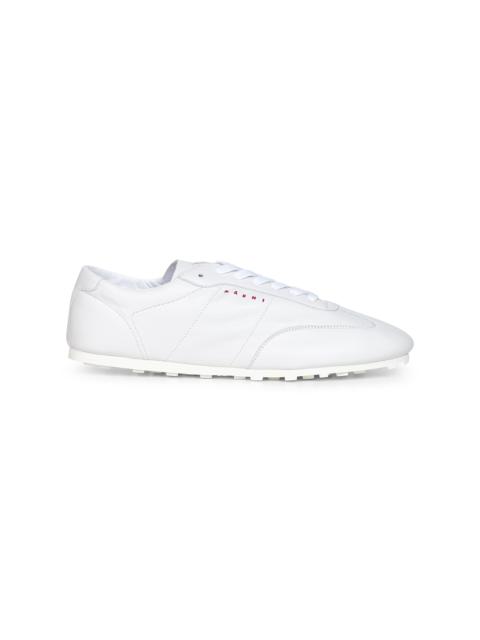 Marni White nappa leather Softy Soccer sneakers
