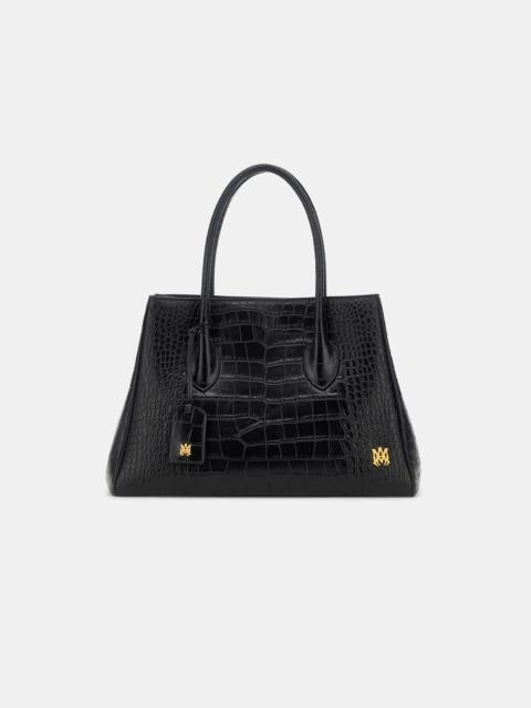 AMIRI WOMEN'S EMBOSSED CROC HONEY 40 TOTE