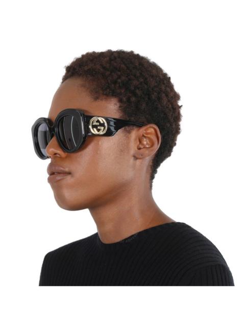 GUCCI Gucci Grey Round Ladies Sunglasses GG1308S 001 53