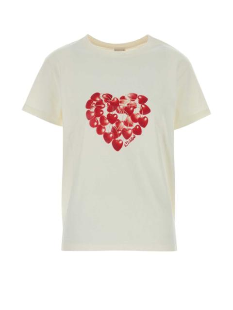 Chloé Chloe Women White Cotton T-Shirt
