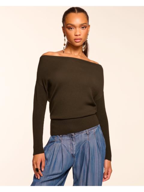 RAMY BROOK Chance Merino Off-The-Shoulder Sweater