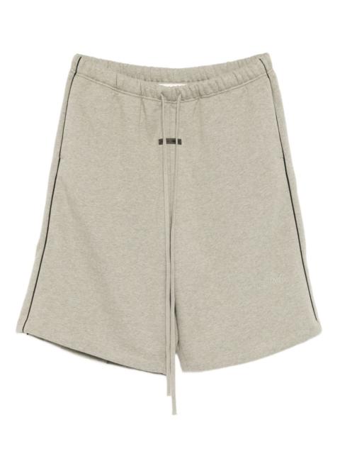 ESSENTIALS logo embroidered shorts