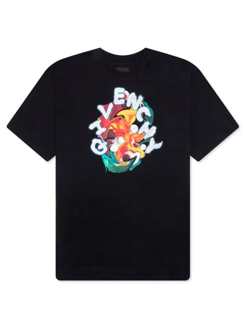 Givenchy PSYCHEDELIC OVERSIZED T-SHIRT - BLACK