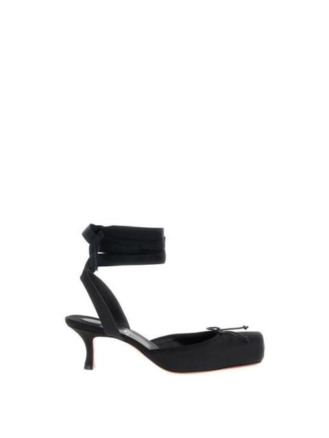 Christian Louboutin CHRISTIAN LOUBOUTIN Cassia Lace Up Black 55mm Pumps New (Wom