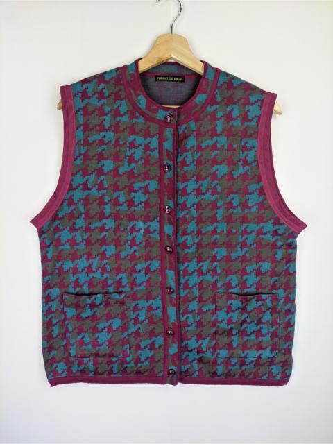 Other Designers Vintage - Steals🔥Vintage Vest Houndstooth Patterned