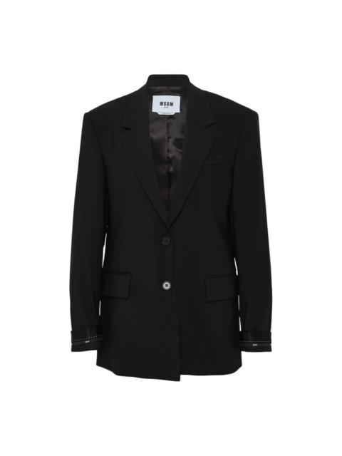MSGM Black Blazer