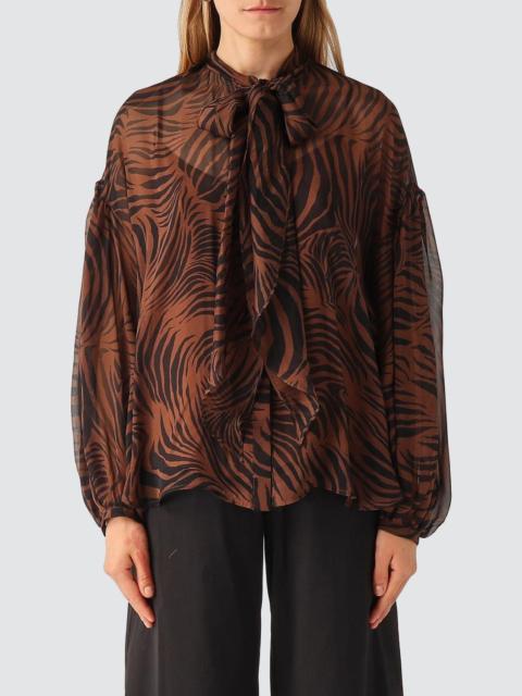 Max Mara Studio Max Mara Studio Women Max Mara Studio Silk Blend Shirt With Print