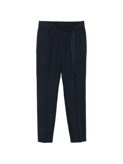 Brioni Brioni Men Pienza Cotton And Linen Trousers