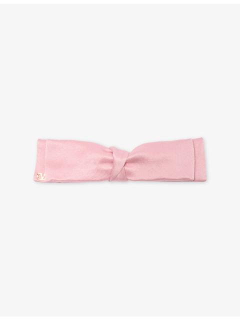 Valentino Bow Silk And Cotton Hair Clip
