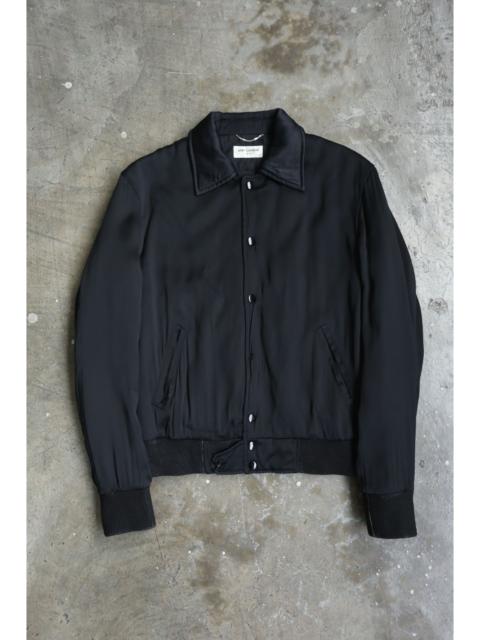 SAINT LAURENT SLP - Anthony Vacarello - F/W 17 - Back Text Teddy Jacket