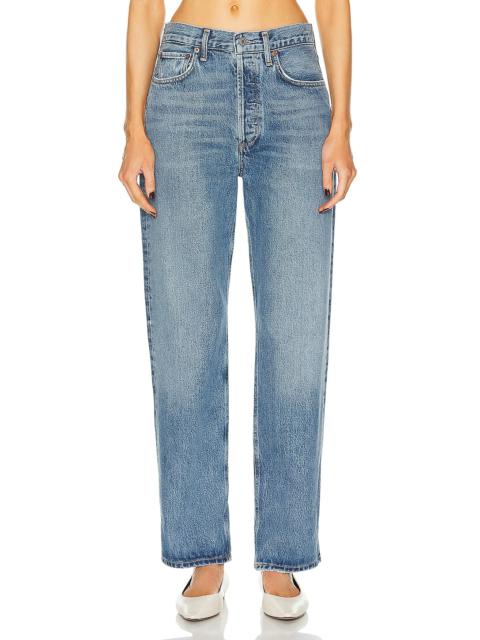 AGOLDE Fran Low Slung Easy Straight