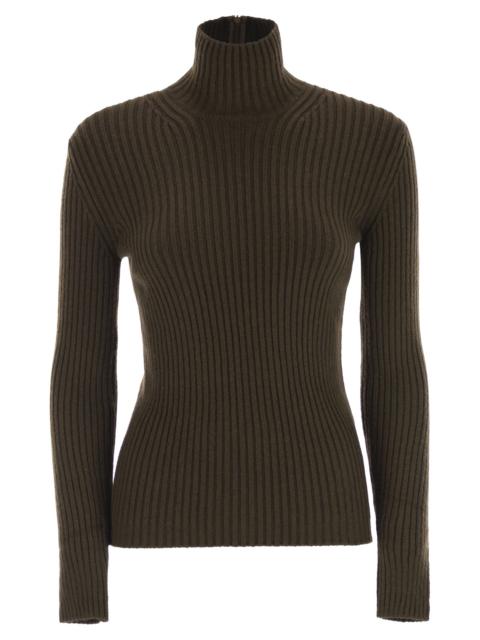 Max Mara Maxmara Women Aral1234 - Ribbed Wool And Cashmere Turtleneck Jumper