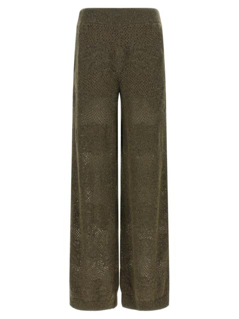 Brunello Cucinelli Brunello Cucinelli Women 'Track Flower Lace' Pants