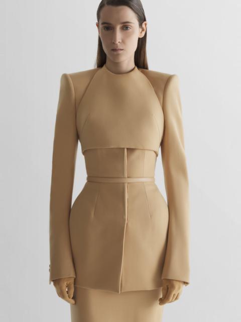 MUGLER Cropped tailored top
