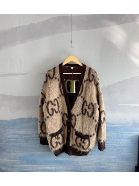 GUCCI Gucci Caramel Reversible Mohair Cardigan