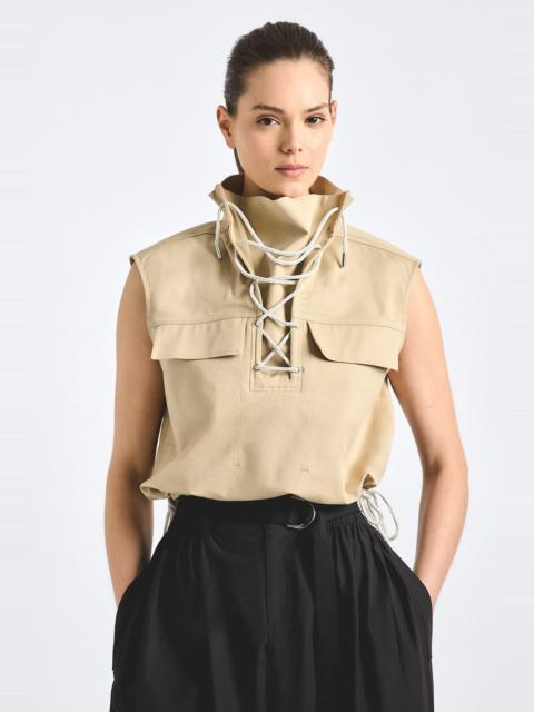 DEREK LAM 10 CROSBY SOLARA SLEEVELESS ANORAK