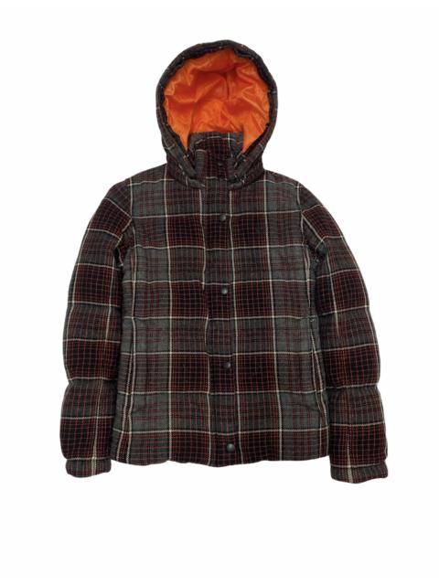 Other Designers Vintage - Fred Perry Checkered Bomber Jacket Hoodies Size Small