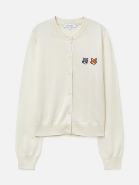 Maison Kitsuné DOUBLE FOX HEAD REGULAR CARDIGAN