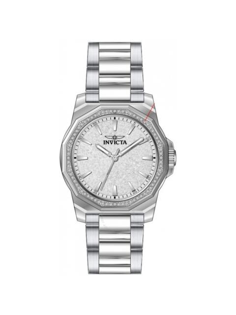 Invicta - Invicta Speedway Quartz Crystal Silver Dial Ladies Watch 49128