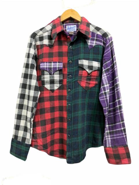 Other Designers Rockmount Ranch Wear - vintage rockmount ranchwear plaid flannel western shirt
