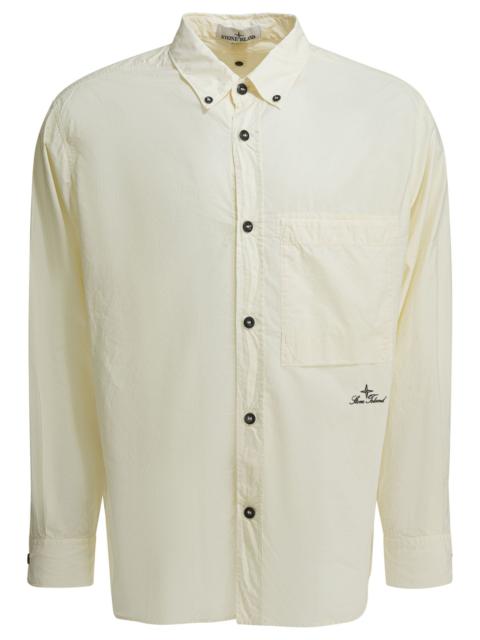 Stone Island Stone Island Cotton Shirt With Pocket