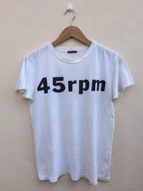 Other Designers 45rpm - Vintage 45RPM Single Stitch Spell Out Tee