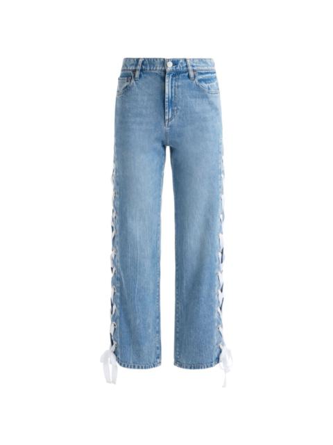 Alice + Olivia Reita mid-rise jeans