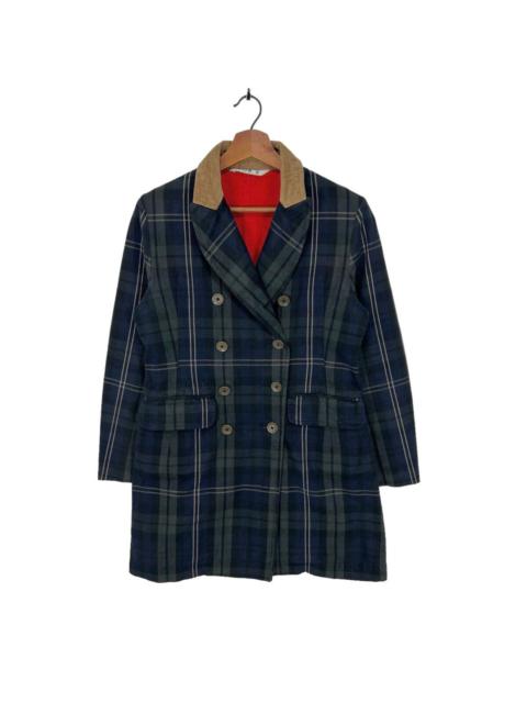45rpm Plaid Double Breasted Jacket
