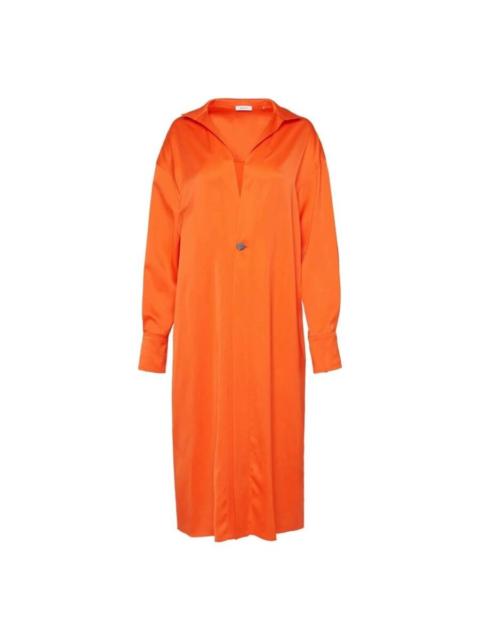 FERRAGAMO Ferragamo Stretch Viscose Minimalist Long Overcoat