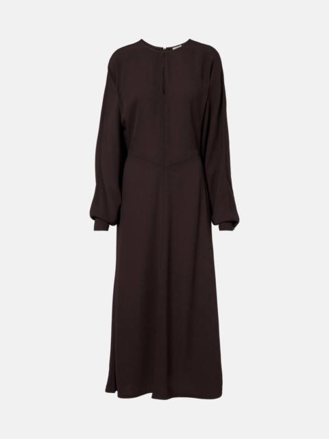 JOSEPH Hills cutout crêpe midi dress