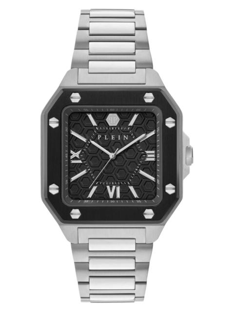 PHILIPP PLEIN PHILIPP PLEIN Edge Bracelet Watch, 42mm in Stainless Steel at Nordstrom