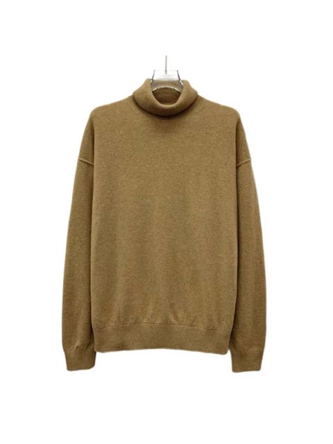 Louis Vuitton Louis Vuitton Brown Cashmere Turtleneck Long Sleeve Knit Sweater
