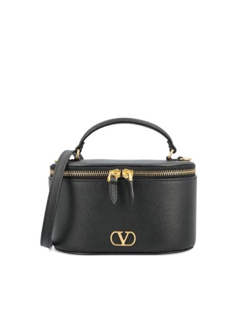 Valentino Valentino Garavani Vlogo Signature Leather Vanity Case
