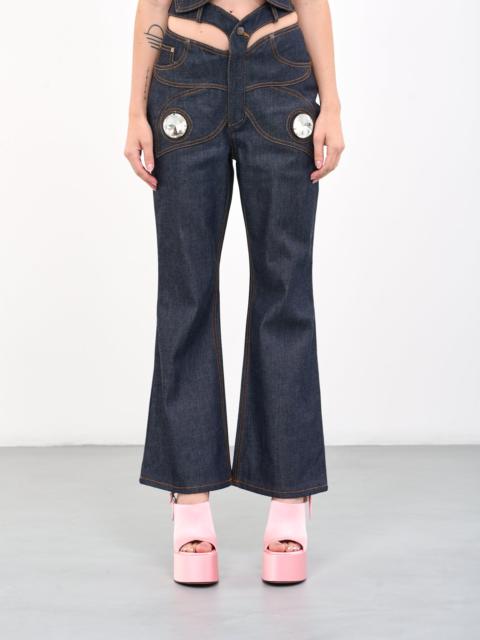 AREA Denim Butterfly Hot Jeans