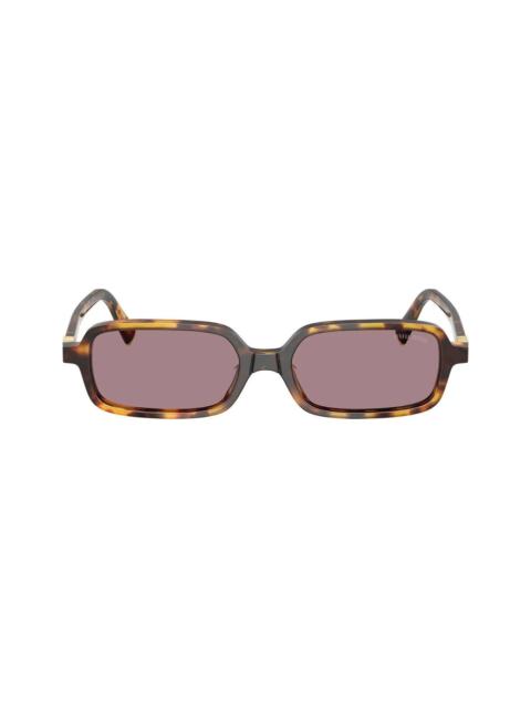 Miu Miu Miu Miu 0mu 11zs Miu Regard 14l20i Havana Miele Sunglasses
