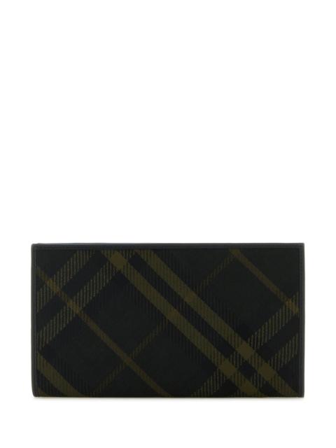 Burberry Printed e-canvas wallet