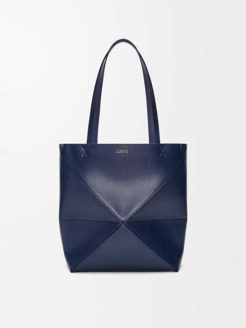 Loewe Puzzle Fold Tote in shiny calfskin