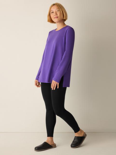 EILEEN FISHER Cozy Brushed Terry Hug Long Top