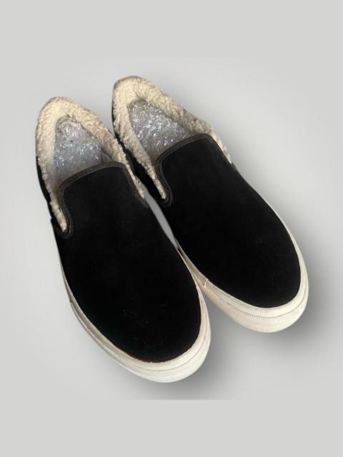 Junya Watanabe MAN Shearling Slip-on Sneakers