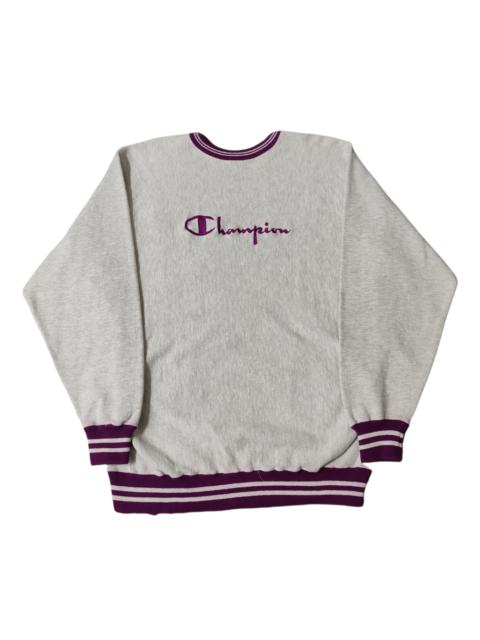 Vintage 90's Champion Reserve Weave Sweatshirt Embroidery