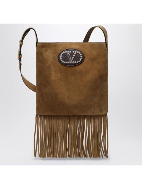 Valentino Valentino Garavani Beige Suede Nellcôte Bag Men