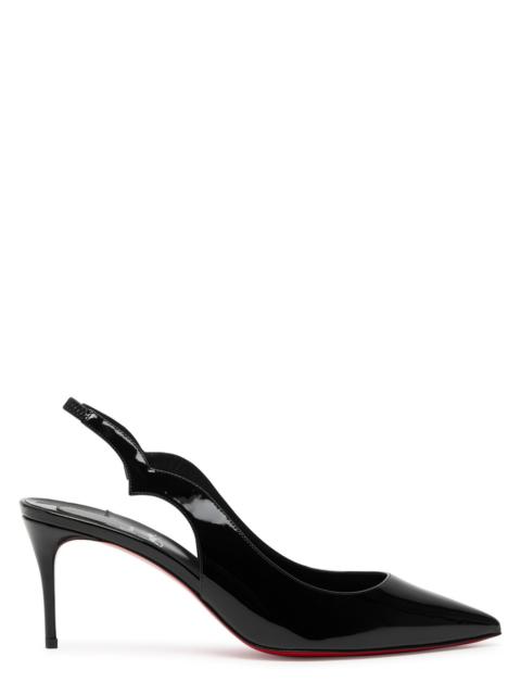 Christian Louboutin Hot Chick 70 Patent Leather Slingback Pumps