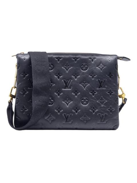 Louis Vuitton Coussin MM Monogram Leather Shoulder Bag in Black - mint condition