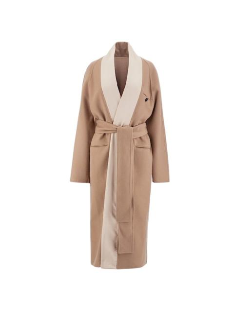 FERRAGAMO Ferragamo Belted Wrap Wool Coat